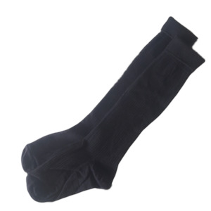Socks - Merino Dark Navy. Knee-Hi/ Boys turn-over Campus Clothing
