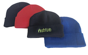 Kids Beanies with Name Campus Clothing