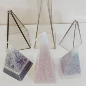 Products: Pyramid Candle Pillar Mold - Candle Creations