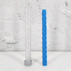 Spiral Pillar Candle Mold - Candle Creations