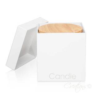 Products: Veluto Gift Box Maxi White - Candle Creations
