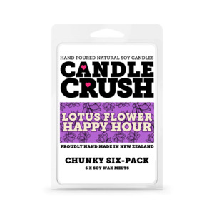 wax melts: Lotus Flower Happy Hour Chunky Six-Pack