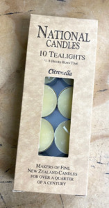 Made In Nz Candles: Tealights - Citronella 10 pack