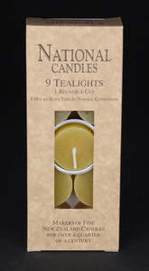 Beeswax: Tealights - 9 pack Beeswax