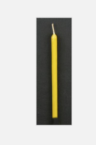 Beeswax: 150mm Beeswax Florist Taper