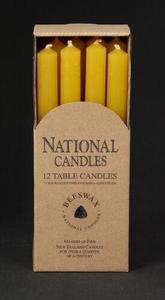 240mm Beeswax table candles