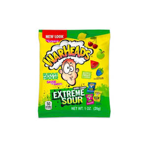 Novelties: Warheads Extreme Sour Hard Candy 28g