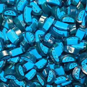 Licorice Candy: Blue Watermelon Licorice Bites