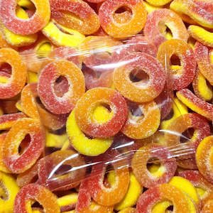 Promotional Lollies: Sour Peach Rings Promotional Lollies