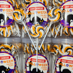 Lollies: Halloween Swirly Pops 12g