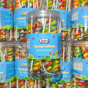 Mini Twist Lollipops 240g (20pcs)