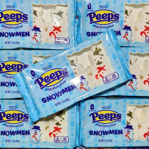 Peeps Marshmallow Snowmen 3pc 42g