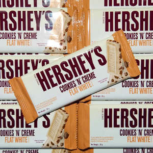 Chocolates: Hershey's Cookies n Creme Flat White 38g