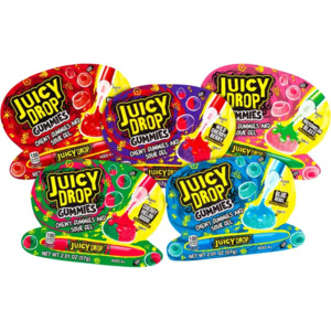 BB: 23.03.2026 Juicy Drops Gummies & Sour Gel 57g