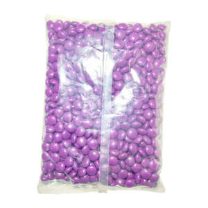 Sale: Damaged: Purple Chocolate Pebbles (1kg Bag)