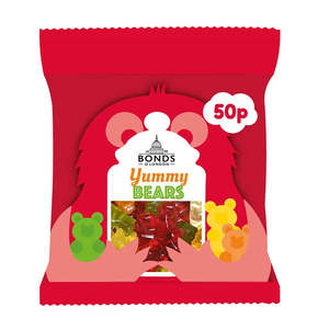 New: Bonds Yummy Bears 50g (UK)