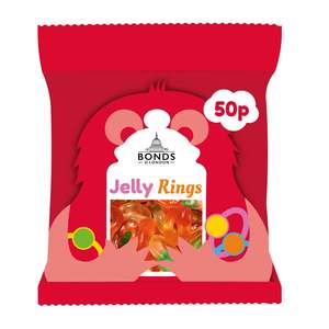 New: Bonds Jelly Rings 50g (UK)