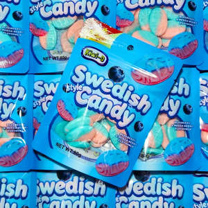 Lollies: Swedish Style Candy Blueberry & Mixed Berry 80g