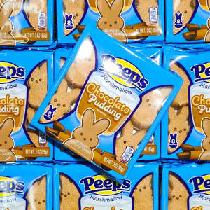 Lollies: Peeps Chocolate Pudding Bunnies 8 pk
