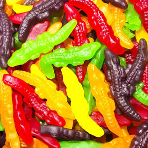 1kg Broken - Gummy Colourful Crocodiles