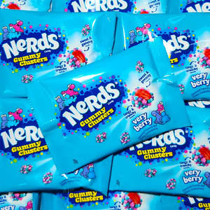 Lollies: Nerd Gummy Clusters Very Berry Pouch 35g