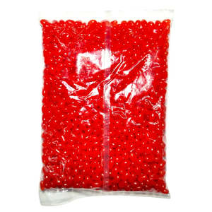 Lollies: Mini Red Strawberry Jelly Beans (1kg Bag)