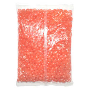 Lollies: Mini Pink Peach Jelly Beans (1kg Bag)