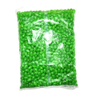 Lollies: Mini Green Apple Jelly Beans (1kg Bag)