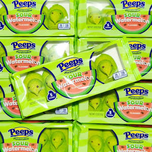 Sale: 01/06/2026 Peeps Marshmallow Chicks Sour Watermelon 5pc