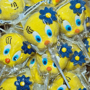 Tweety Bird Marshmallow Pop 45g