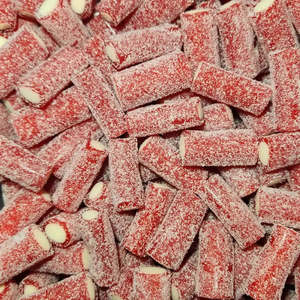 Pick And Mix Lollies New Zealand: Sour Strawberry Mini Jumbos