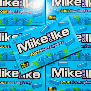 Sour Lollies: Mike and Ike Sour Blue Raspberry 120g