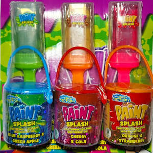 Lollies: Paint Splash Lollipops & Sherbet Dip 39g (1pc)