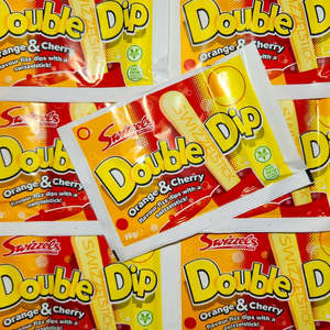 Lollies: Swizzels Double Dip Orange & Cherry 19g