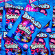 Bazooka Splashz Berry Blast 120g