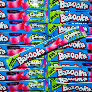 Bazooka Sour Cherry Chew Bar 14g