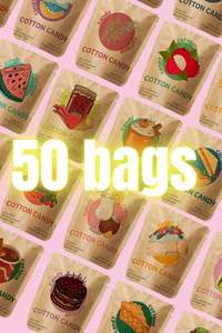 Bulk Candy Floss: 50 bags bulk