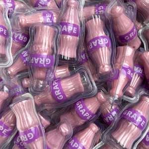 Filled Gummy Grape Bottles - 100g