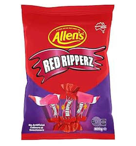everything: 800g Allen’s Red Ripperz (PRE-ORDER)
