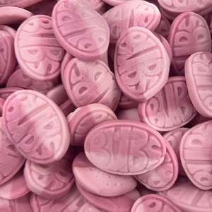 Gummi: BUBS - Strawberry & Pomegranate Ovals