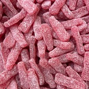 (DAMAGED) Super Sour Raspberry Bottles (Sweden)