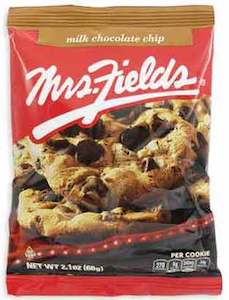 MRS FIELDS COOKIE, MILK CHOCOLATE CHIP