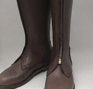 Mens Long Riding Boots: Mens Brown Polo boots