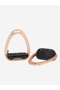 LeMieux: LeMieux Vector Balance Stirrup Rose Gold