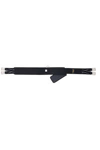CAVALLINO AIRTECH STRAIGHT GIRTH BLACK