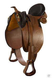 Gp Saddles: Stock Saddle with Horn