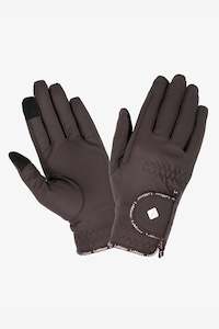 Gloves: Classic Leather Riding Gloves Brown