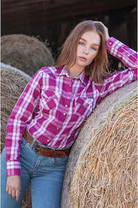 Polos Shirts T Shirts: Wrangler Stella Shirt Pink