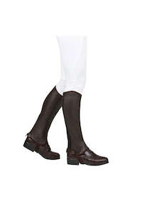 Dublin Super Flex Fit Half Chaps Adults Brown