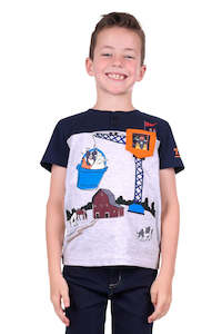 Childrens Clothing Accessories 1: Boys Riley Pocket Henley SS Tee
